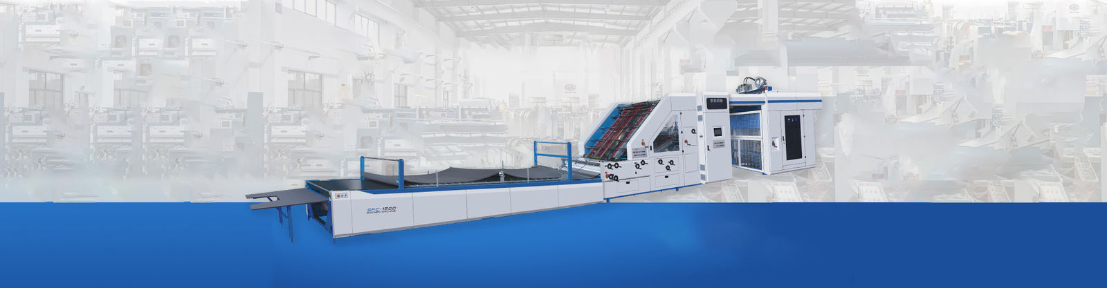 Máquina da laminação da flauta