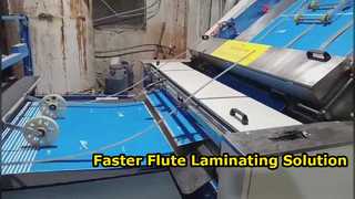 Máquina laminadora SFH três em um com 5 camadas de flauta
