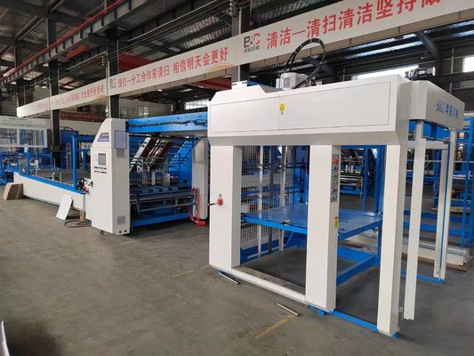 Máquina de montagem automática de papel de 1700*1700 mm, folha a folha para caixa ondulada