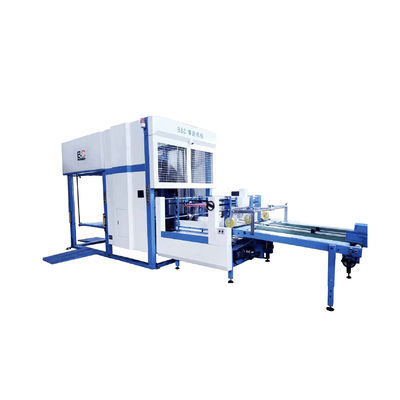 DS Máquina automática de empilhadeira de pilhas duplas Flip Flop Acessório com laminador de flauta