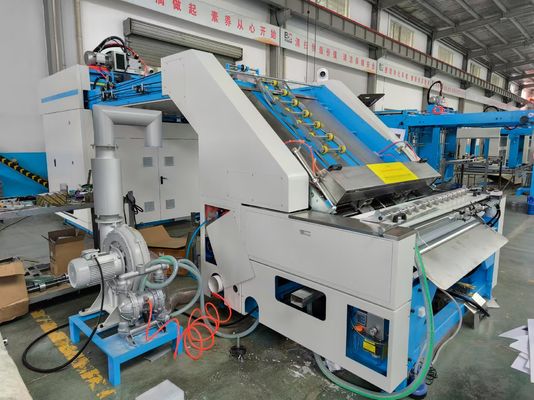 Sistema de alinhamento de folhas superiores Máquina laminadora de flauta de alta velocidade para placa corrugada curva com grande rolo de anilox de aço inoxidável