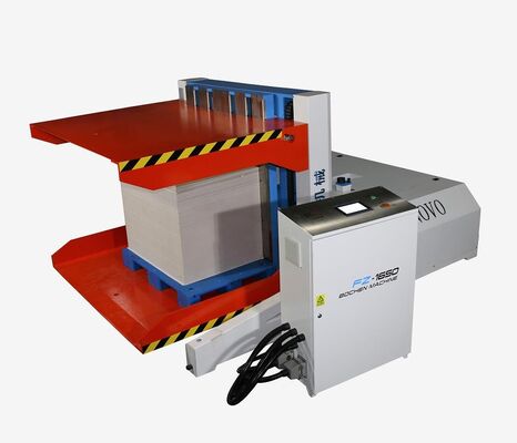 Tamanho mínimo de folha 400X380mm Laminador de papel automático de flauta suporta tamanho máximo de papel 1500X1500mm ou 1700X1700mm e máquina de laminação
