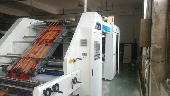 Máquina de laminador de papel de flauta corrugada elétrica automática para laminação de papelão de flauta corrugada na indústria de embalagens