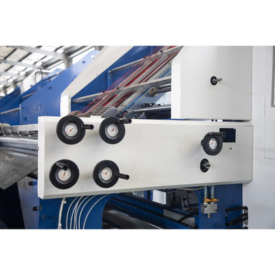 Máquina de colagem de laminação de flauta de cartão de cartão com estante multifuncional