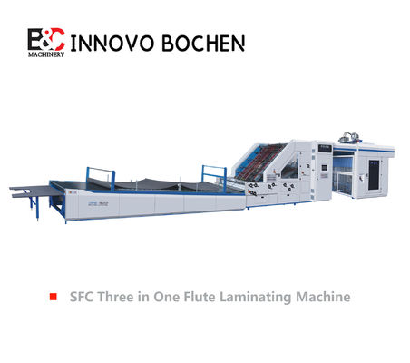 SFC1500 Laminador de flauta três em um com comando de servo motor Velocidade máxima 10 m/min