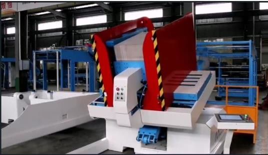 Máquina avançada de transformação de pilhas com função de remoção de poeira e alinhamento de ar