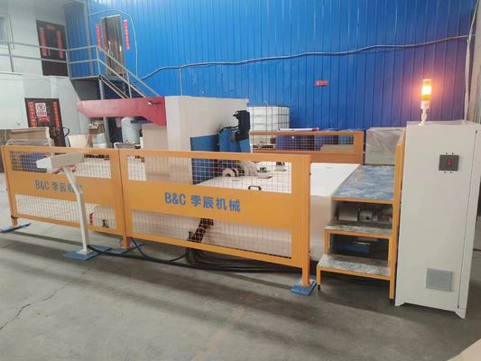Máquina automática de torneamento e empilhamento de papelão de papelão com ar e alinhamento