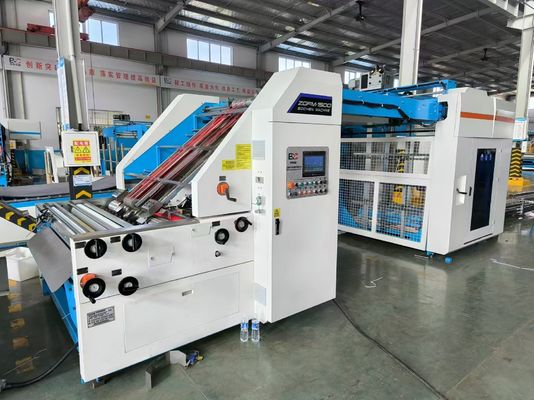 Máquina de laminação automática de flauta corrugada de alta velocidade 180m/min