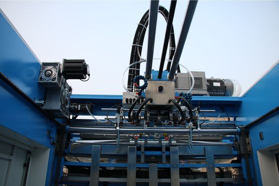 Máquina laminadora de flauta de alta velocidade de tecnologia avançada com grande rolão de anilox de aço inoxidável e sistema de cola circulante