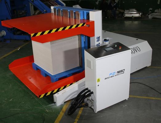 Máquina de transformação de pilhas de alto desempenho para remoção de poeira e alinhamento de ar na indústria de impressão e embalagem