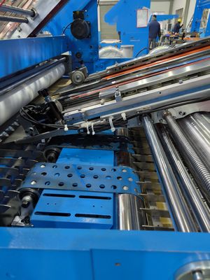 Máquina de laminação de folha a folha de 5 camadas de condução elétrica para cartão de 300 gm-10 mm e flauta B E