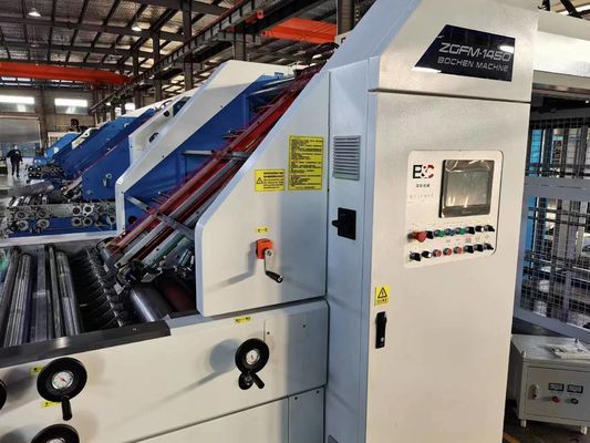 Controle de alta velocidade do PLC da máquina 20Kw do laminador da flauta da multi dobra