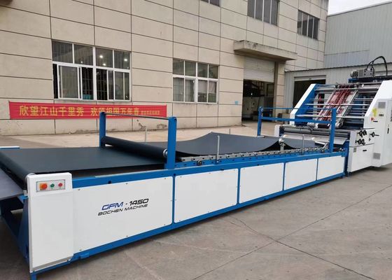 laminador automático da flauta 120-800gsm para tipo ondulado do servo motor da caixa da caixa
