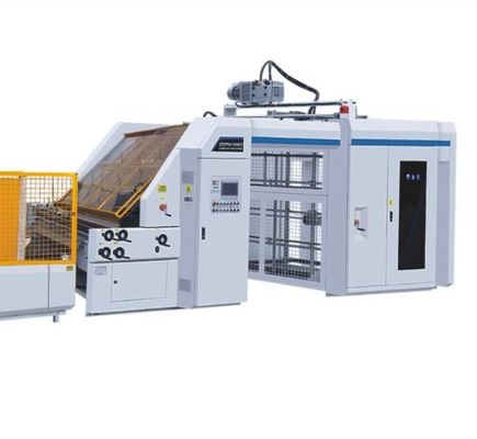 Máquina laminadora de flauta automática 160m/min 150-800gsm com proteção CE para impressão