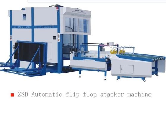 Máquina de empilhamento automático de folha laminada de 1500 mm Coleta automática flip-flop e empilhamento
