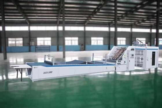 Máquina de laminador de flauta servo motor automático de alta velocidade máquina de montagem de papelão ondulado