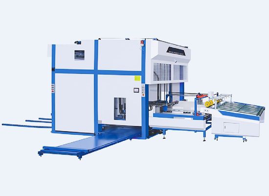 Auto Flip Flop Pallet Stacker Machine para cartão ondulado