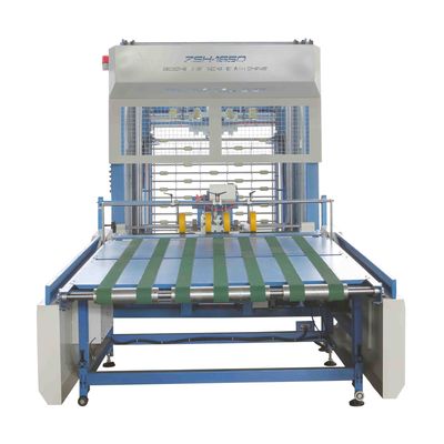 Máquina automática de laminação de flauta 300gsm-10mm laminador de papelão ondulado com empilhador de 2200mm