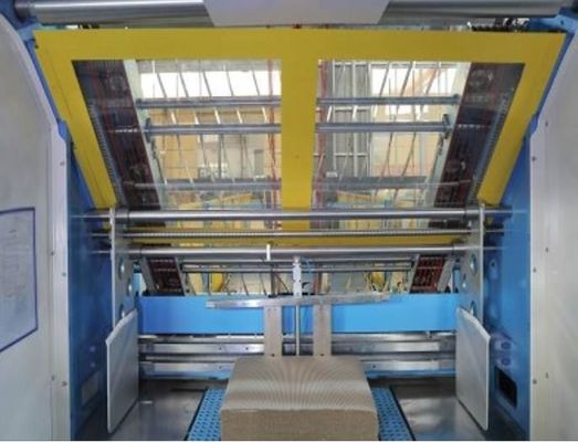 Máquina laminadora de flauta elétrica automática de alta velocidade CE