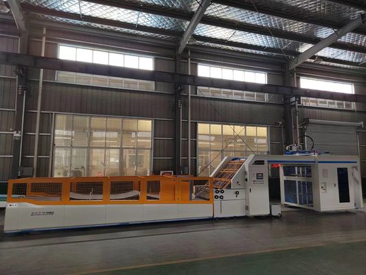 Folha do servo motor para cobrir o cartão de papel ondulado automático de estratificação da máquina da flauta