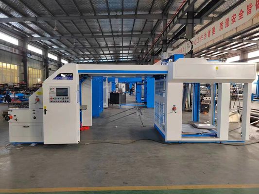 Máquina de laminação de folhas de papelão de superfície para folha de fundo de flauta de alta velocidade ondulada