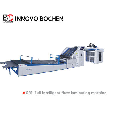 Automática GFS série de alta velocidade papel ondulado flauta laminagem sobreposição laminador máquina