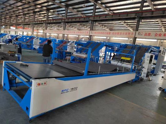 Máquina de laminação corrugada de detecção automática de servocorreção de um clique