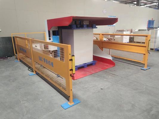 Eficientemente girar paletes com automático empilhador pilha Turner máquina alinhamento e remoção de poeira