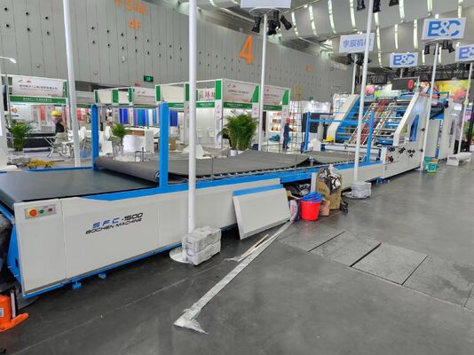 Máquina de laminação automática de folha a folha de alta velocidade com tecnologia de controlo servo para laminação de papel ondulado e produtos laminados multipli
