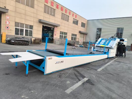 Máquina laminadora de flauta de alta velocidade Máquina automática de laminação de flauta de papel ondulado para a indústria de fabricação de caixas de cartão